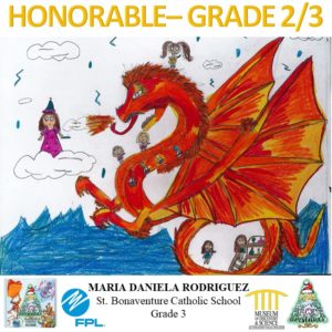 Maria Daniela Rodriguez, 2021-2022 Honorable Mention Grades 2-3