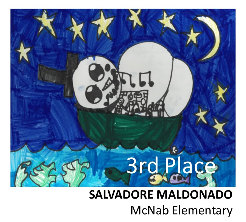 2022-2023 Grades K-1, 3rd Place Salvadore Maldonado