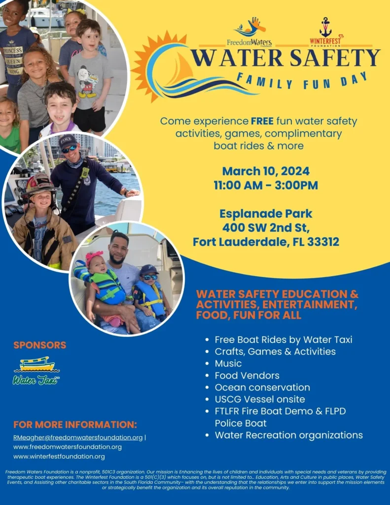Water Safety Family Fun Day poster